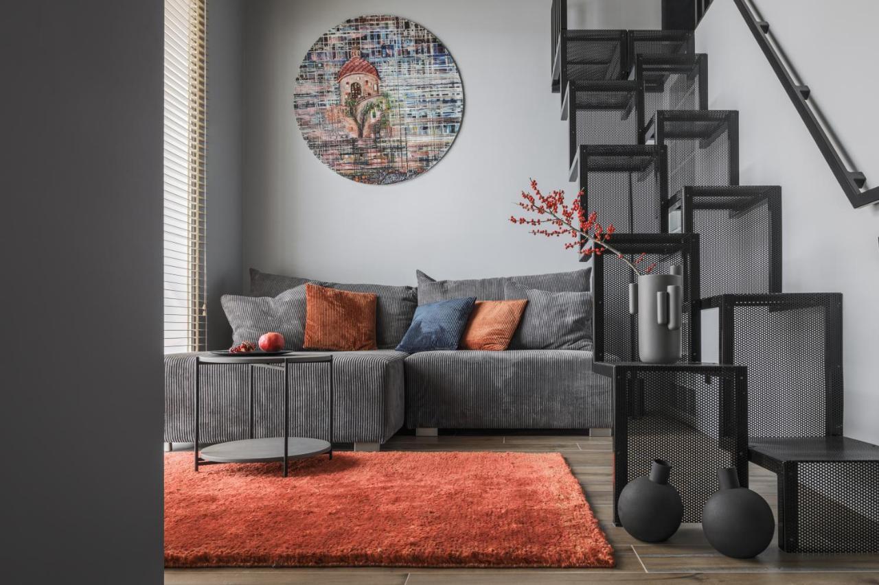 Ivis House Modern Apartment In Vilnius Old Town With Balcony 빌뉴스 외부 사진